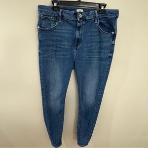 River Island Women’s Medium Wash Skinny Jeans Stretch Size US 14L UK 18L